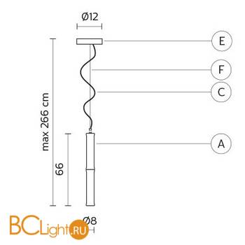 Подвесной светильник Karman Wood SE611-2B - Схема