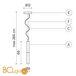 Подвесной светильник Karman Wood SE611-2B - Схема