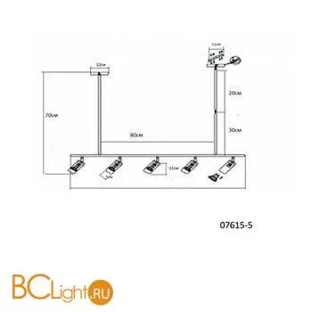 Подвесной светильник Kink Light Кайко 07615-5,19 - Фото 0