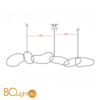 Подвесной светильник Kink Light Сена 07609-6A,33 - Схема