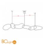 Подвесной светильник Kink Light Сена 07609-6A,33 - Схема