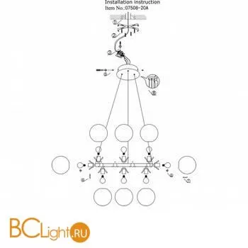 Подвесной светильник Kink Light Сида 07508-20,20 - Фото 1