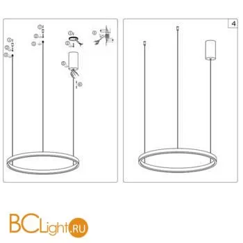 Подвесной светильник Kink Light Тор 08212,19(3000K) - Фото 0