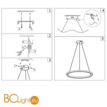 Подвесной светильник Kink Light Тор 08213,01A(4000K) - Фото 0