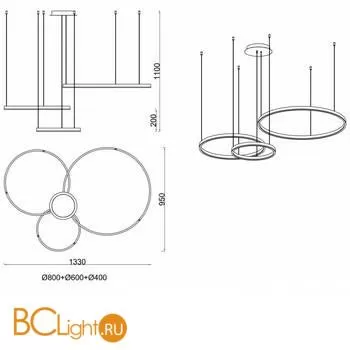 Подвесной светильник Kink Light Тор 08223,04P(4000K) - Фото 0