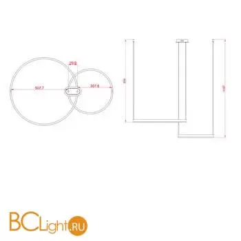 Подвесной светильник Kink Light Тор 08219,33P(3000K) - Фото 0