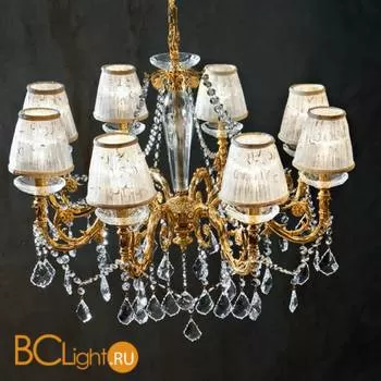 Люстра Kolarz Contarini Kristall 1299.88.3.SpT + 8x 0112.S01.Bg