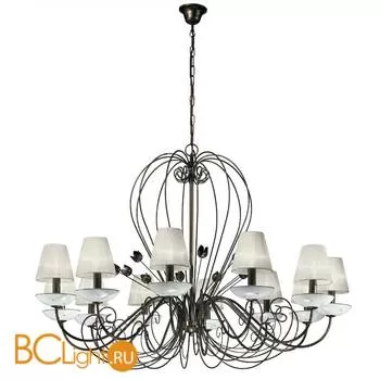 Люстра Kolarz Austrolux Tiziana 3616.812.DA.21 + 5000.E14.S01.or.Iv x 12