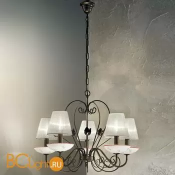 Люстра Kolarz Austrolux Tiziana 3616.85.DA.70 + 5000.E14.S01.or.Iv x 5