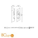 Настенный светильник La Murrina Atmosphere A QD-3S - Схема
