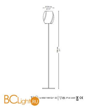 Торшер La Murrina Dolly T AY-3S - Схема