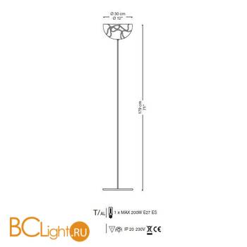 Торшер La Murrina File T AD-3S - Схема