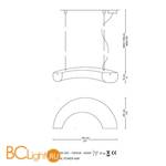 Подвесной светильник La Murrina Fobos S/R LED DD-3S - Схема