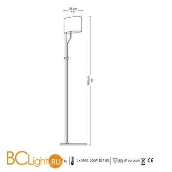 Торшер La Murrina Galaxy T DD-3S - Схема