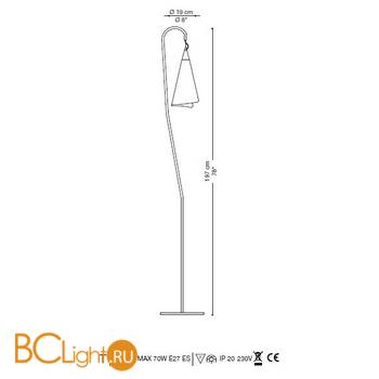 Торшер La Murrina Genius T AD-3S - Схема