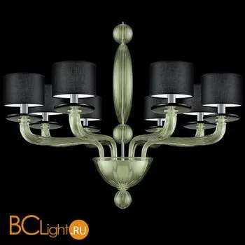 Люстра La Murrina Neptune S/8 green black