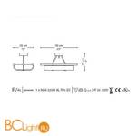 Потолочный светильник La Murrina Orione R DD-3S - Схема