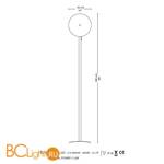 Торшер La Murrina Pallene T LED DD-3S - Схема