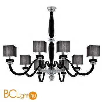 Потолочная люстра La Murrina Pearl S/8 transparent black