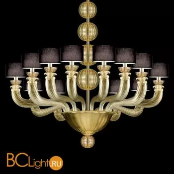 Люстра La Murrina Reve S/12 gold black