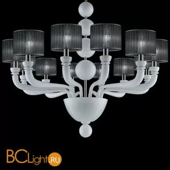 Люстра La Murrina Reve S/12 white black