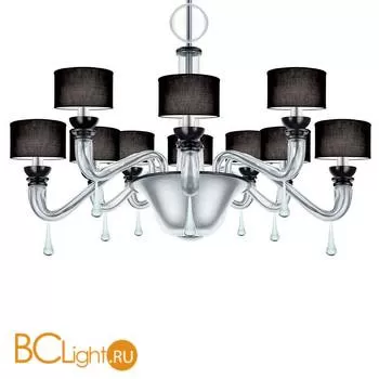 Люстра La Murrina Round S/10 transparent black
