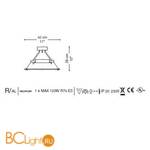 Потолочный светильник La Murrina Rumba R DD-3L - Схема
