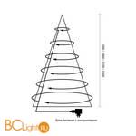 Гирлянда Laitcom Нити GFM120C-14-1W - Схема