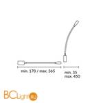 Бра Leds-C4 Bed 05-2831-34-34 - Схема