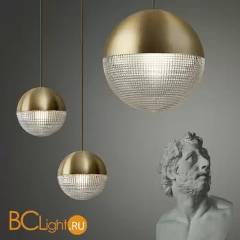 Подвесной светильник Lee Broom Lens Flair Pendant Light Brushed Brass LEN0010 - Фото 0