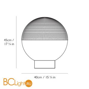 Настольный светильник Lee Broom Lens Flair Table Lamp Matte Black LEN0021 - Схема