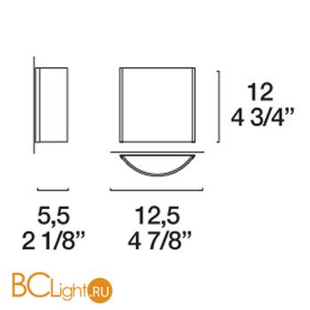 Бра Leucos AA 12 0001883 - Схема