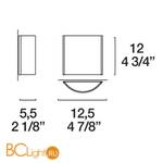 Бра Leucos AA 12 0001883 - Схема