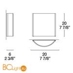 Бра Leucos AA 20 0001881 - Схема