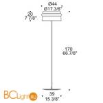 Торшер Leucos ARO TR 0004115 - Схема