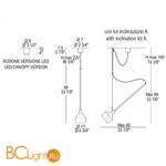 Подвесной светильник Leucos BEAMER 17 S 0003599 - Схема
