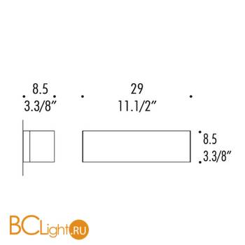 Бра Leucos BLOCK P29 0003836 - Схема