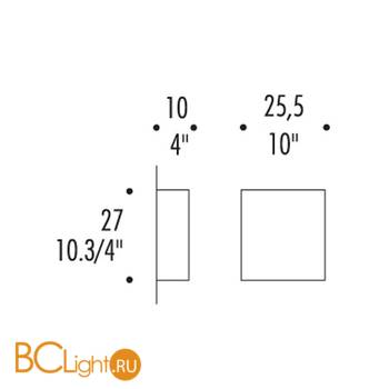 Бра Leucos CELINE P 0003806 - Схема