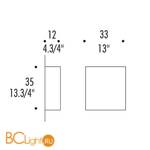 Бра Leucos CELINE P35 0003955 - Схема