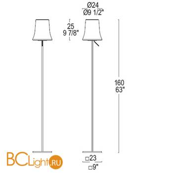 Торшер Leucos CLOCHE TR 0004127 - Схема