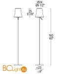 Торшер Leucos CLOCHE TR 0004127 - Схема