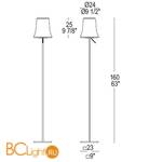 Торшер Leucos CLOCHE TR 0004125 - Схема