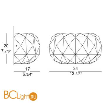Бра Leucos Deluxe 35P 0002509 - Схема