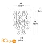 Потолочный светильник Leucos ETHER 90 S 0002280 - Схема