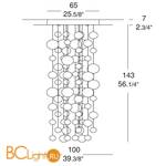 Потолочный светильник Leucos Ether 150 S 0010060 - Схема