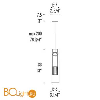 Подвесной светильник Leucos FAIRY S C 0003262 - Схема