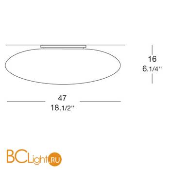 Настенно-потолочный светильник Leucos FELIX 47 P-PL 0002386 - Схема