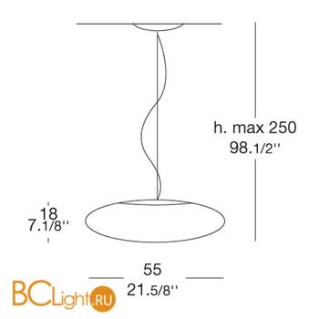Подвесной светильник Leucos FELIX 55 S 0002287 - Схема