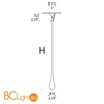 Потолочный светильник Leucos Glo PLAFONIERA 0003649 - Схема