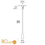 Потолочный светильник Leucos Glo PLAFONIERA 0003650 - Схема